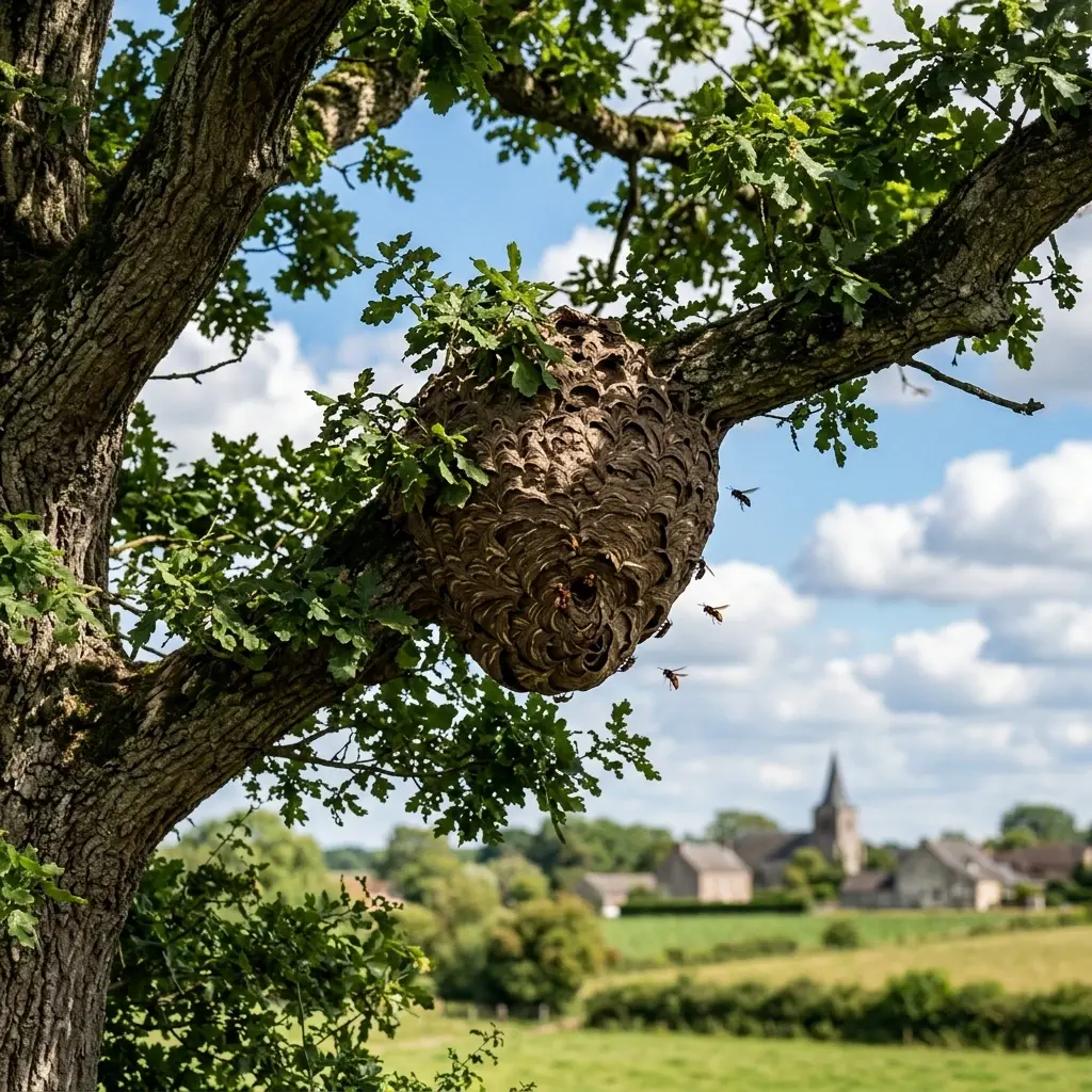 Nid de frelon Avesnes-les-Aubert (59129)