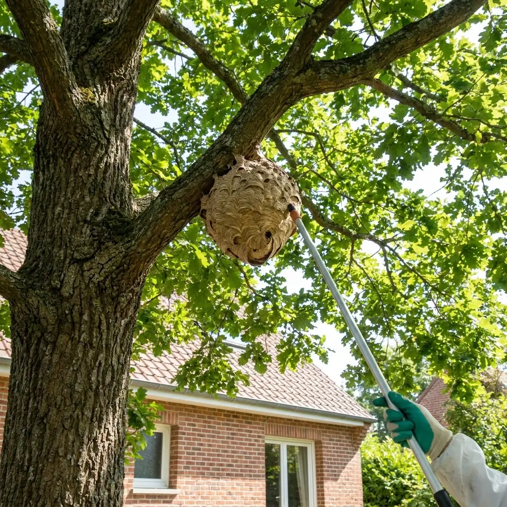 Pourquoi nous choisir à Mouvaux pour le traitement d’un nid de frelon