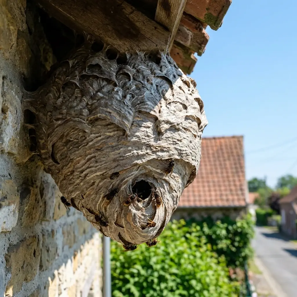 Notre méthode pour un nid de frelon à Lambres-lez-Douai