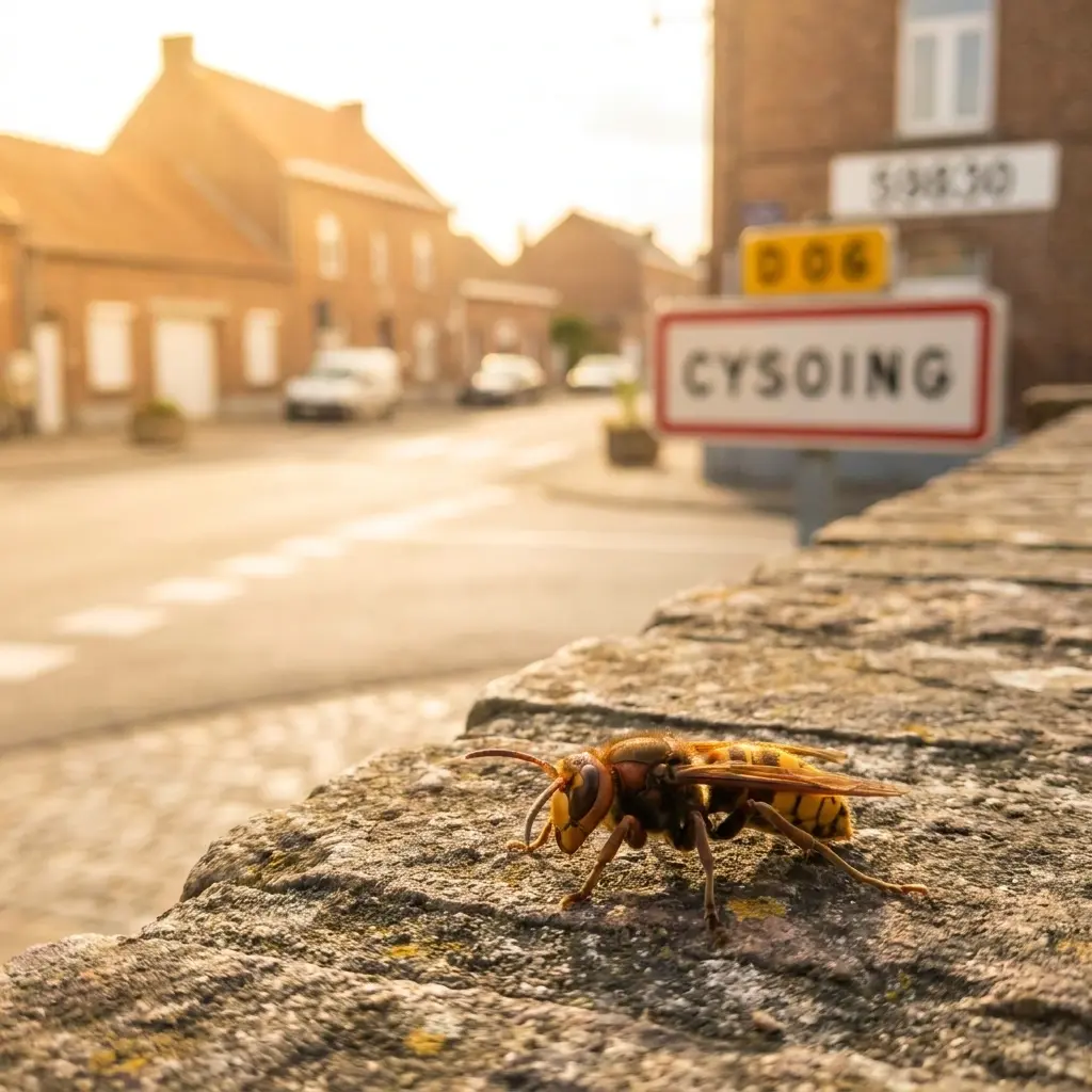 Comment réagir face à un nid de frelon à Cysoing
