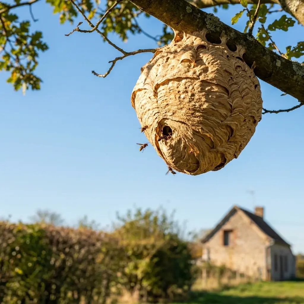 L'approche technique pour supprimer un nid de frelon