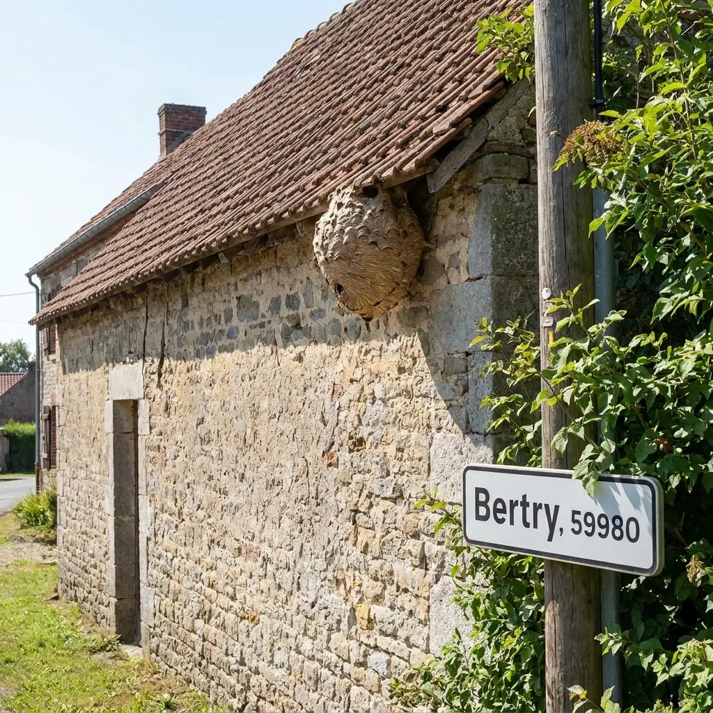 Comment réagir face à un nid de frelon à Bertry ?