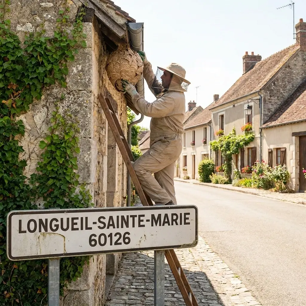 Comment se déroule l'intervention à Longueil‑Sainte‑Marie ?