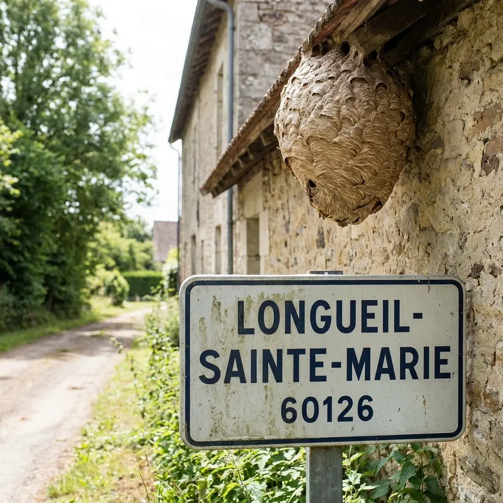 Nid de frelon Longueil-Sainte-Marie (60126)