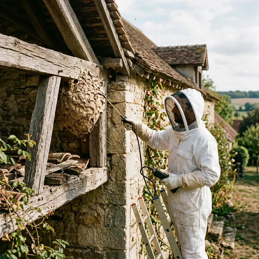 Pourquoi nous choisir à Chaumont-en-Vexin pour le traitement des nids de frelon