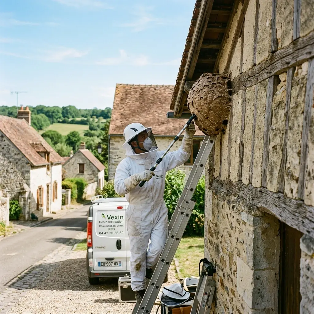 Nid de frelon Chaumont-en-Vexin (60240)
