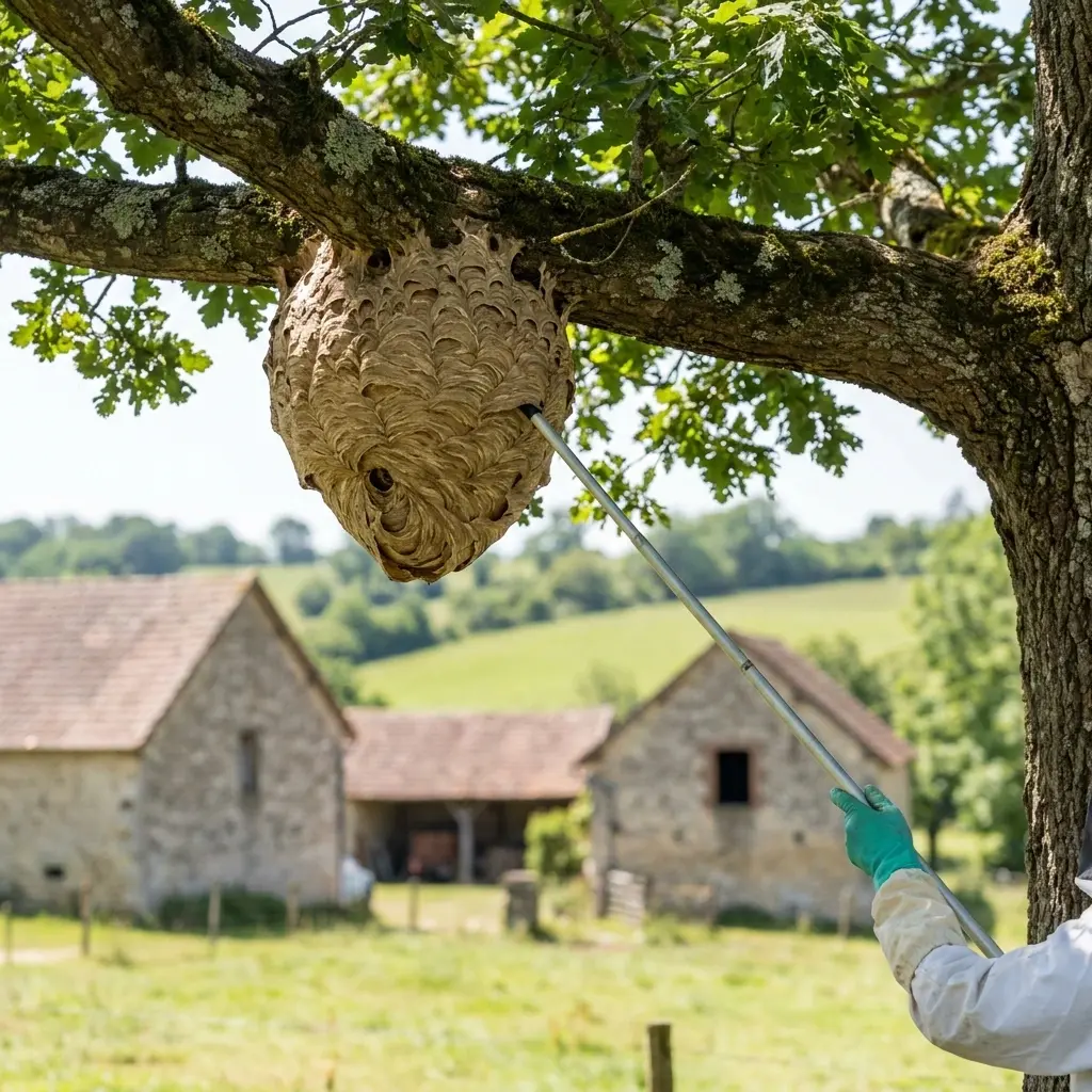 Pourquoi nous choisir à Mouy pour retirer un nid de frelon ?