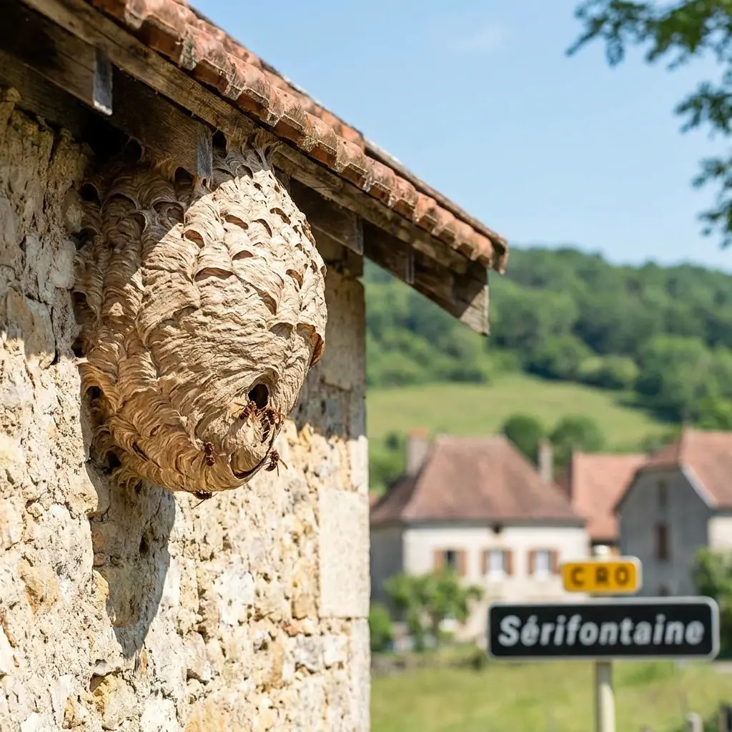 Nid de frelon Sérifontaine (60590)