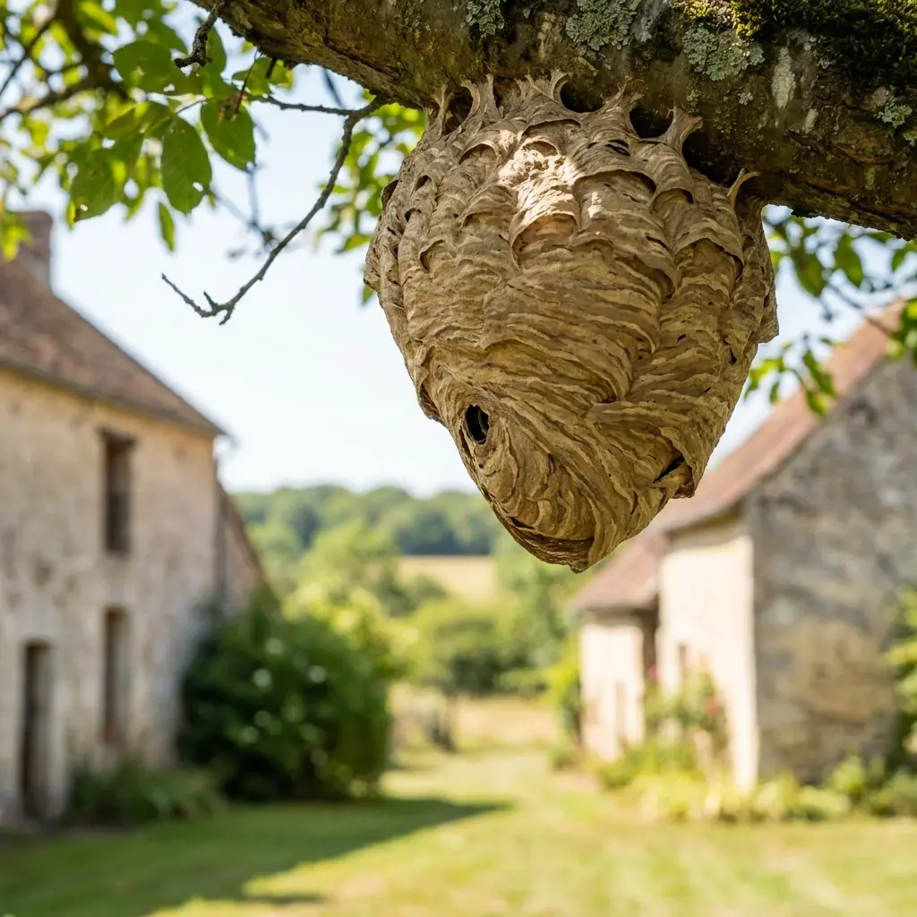 Nid de frelon Breuil-le-Vert (60600)