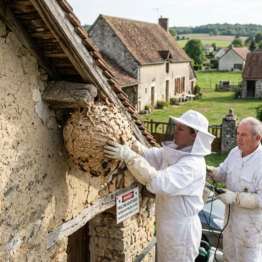 Pourquoi choisir notre équipe à Sainte‑Geneviève pour le nid de frelon