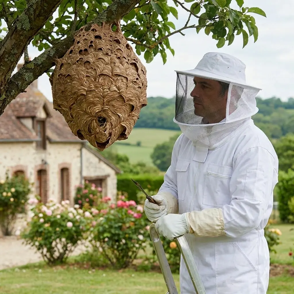 Pourquoi nous choisir à Crépy-en-Valois pour le traitement des nids de frelon
