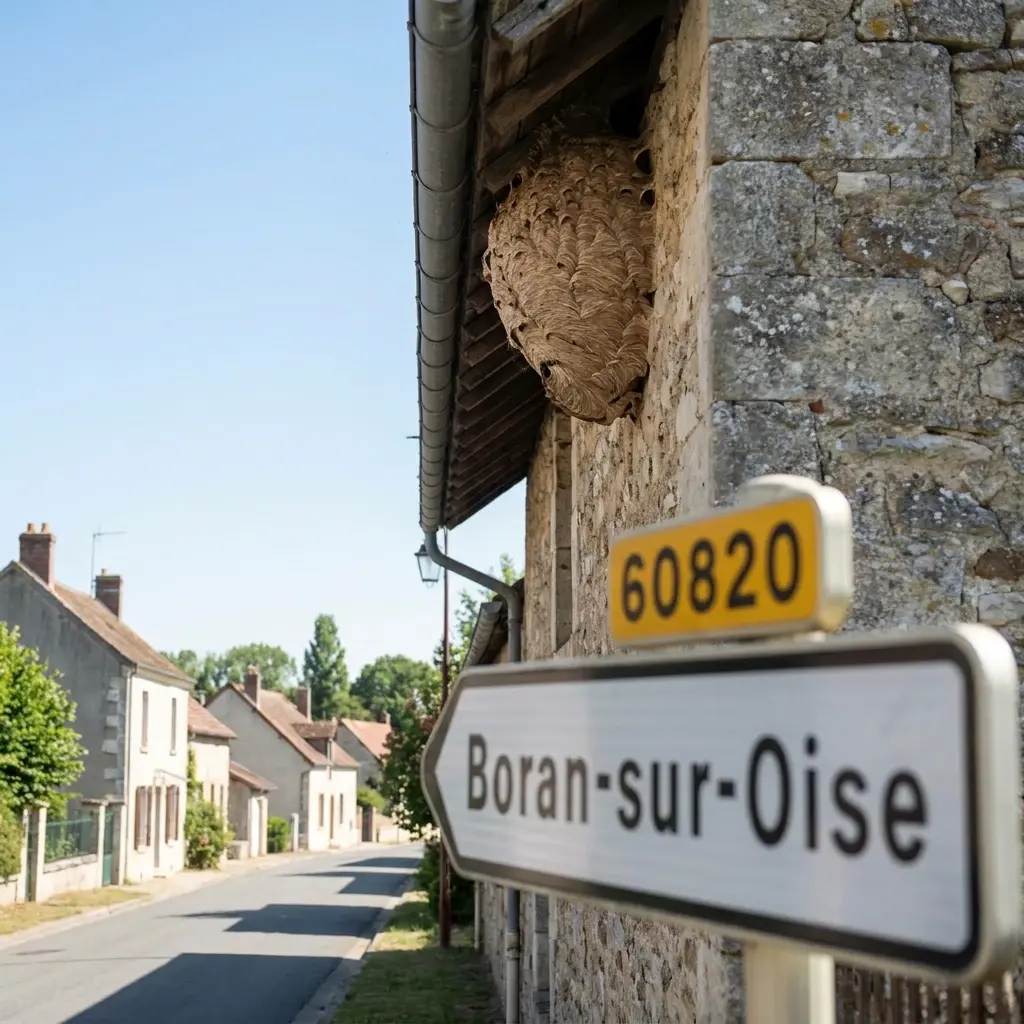 Nid de frelon Boran-sur-Oise (60820)