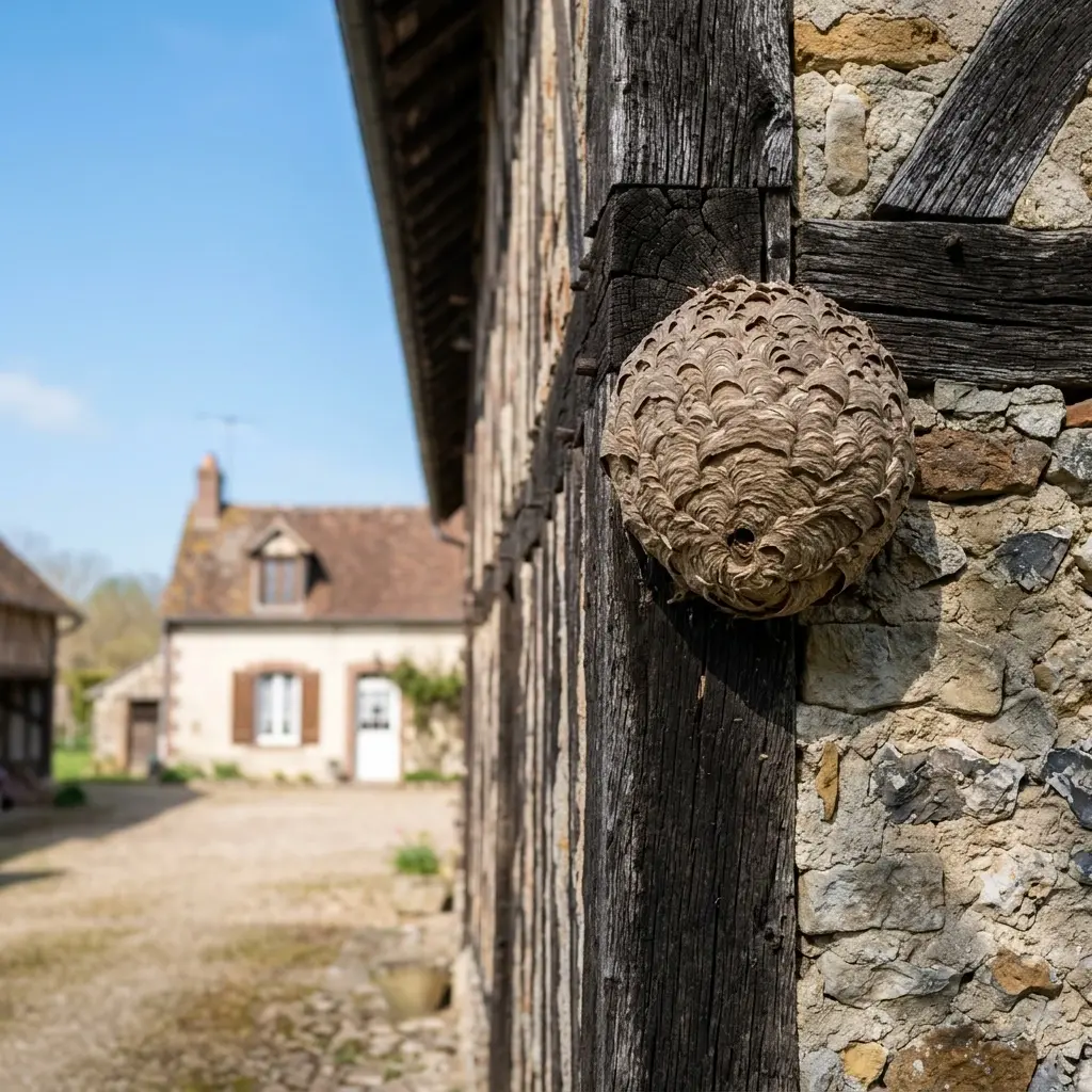 Nid de frelon Bailleul-sur-Thérain (60930)