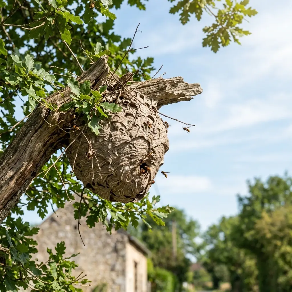 L'approche technique pour supprimer un nid de frelon