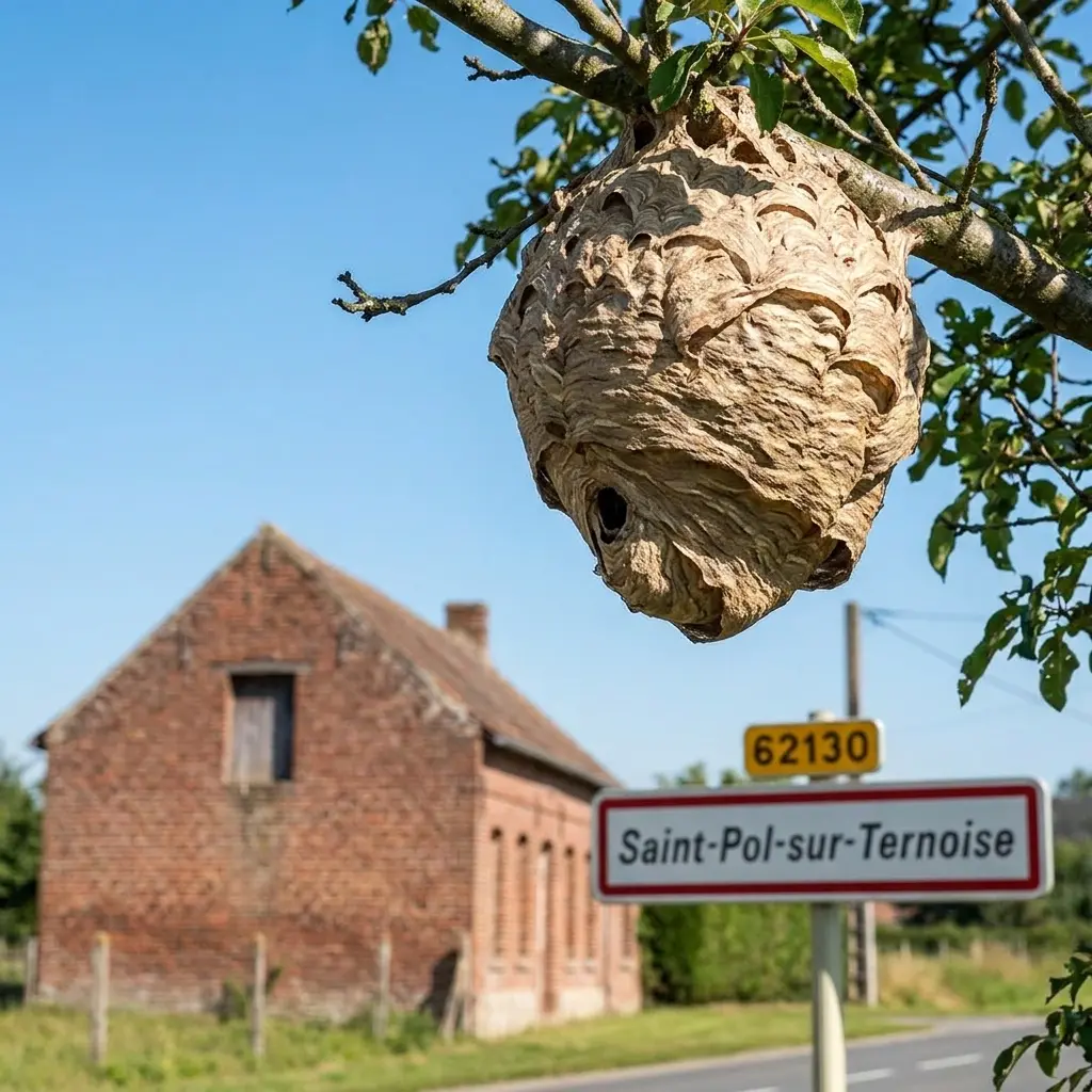 Nid de frelon Saint-Pol-sur-Ternoise (62130)