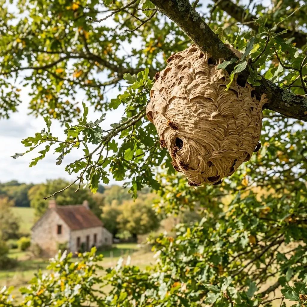 Comment réagir face à un nid de frelon dans votre jardin ?