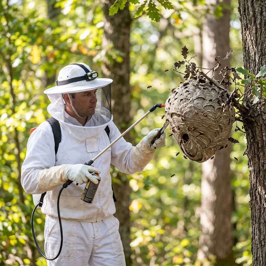 Comment réagir face à un nid de frelon à La Couture ?