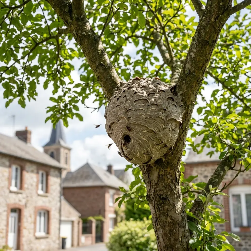 Nid de frelon Saint-Étienne-au-Mont (62360)