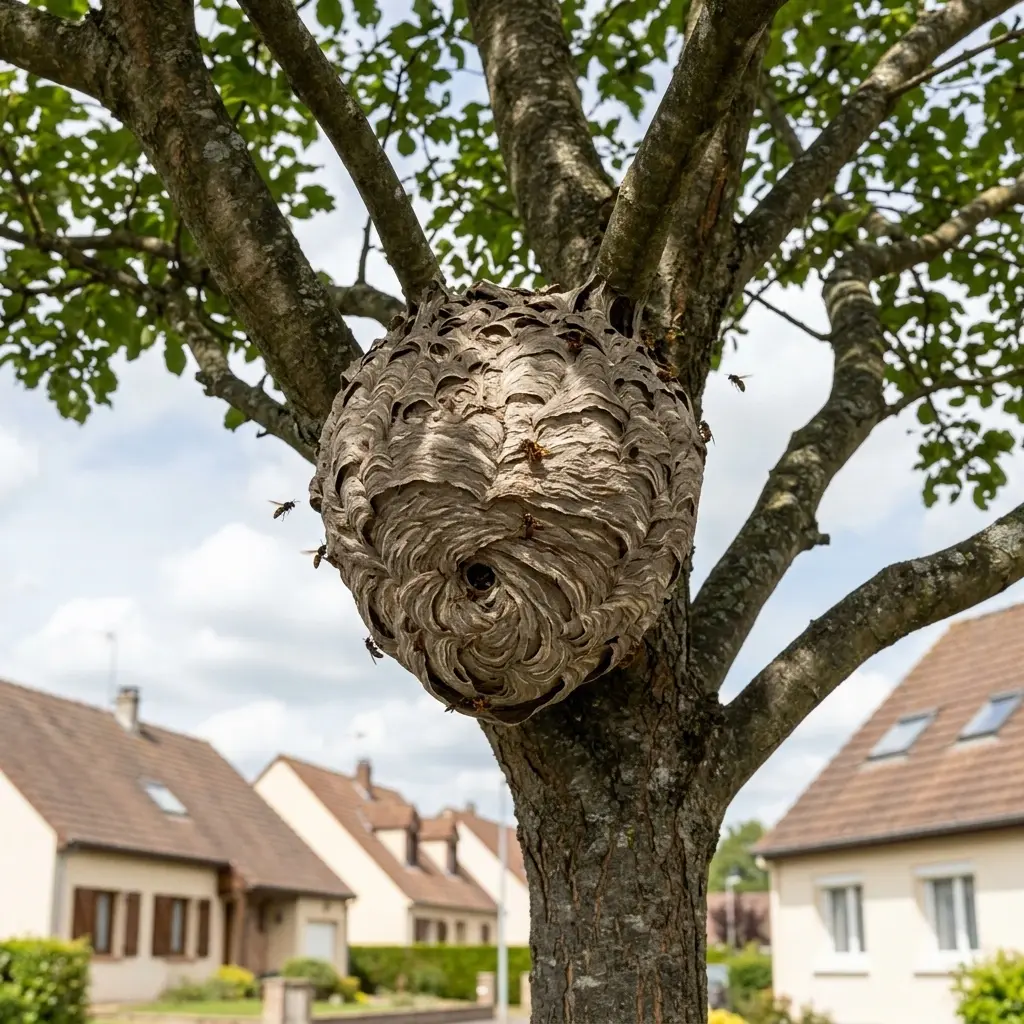 Comment réagir face à un nid de frelon dans votre jardin ?