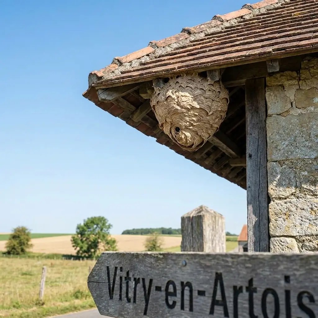 Nid de frelon Vitry-en-Artois (62490)