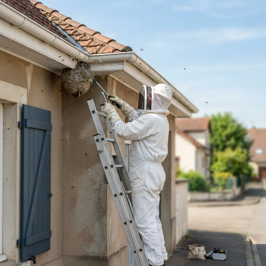 Une approche technique pour détruire le nid de frelon
