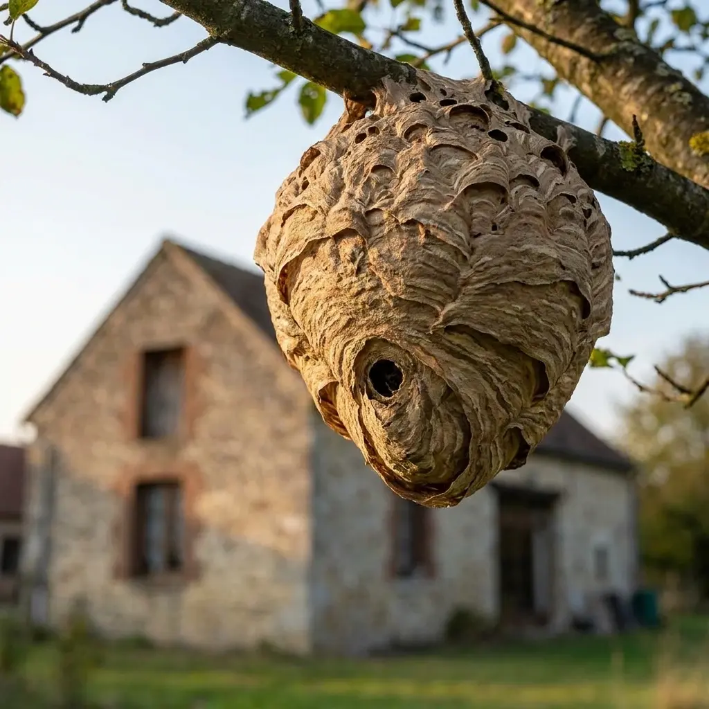 Nid de frelon Méricourt (62680)