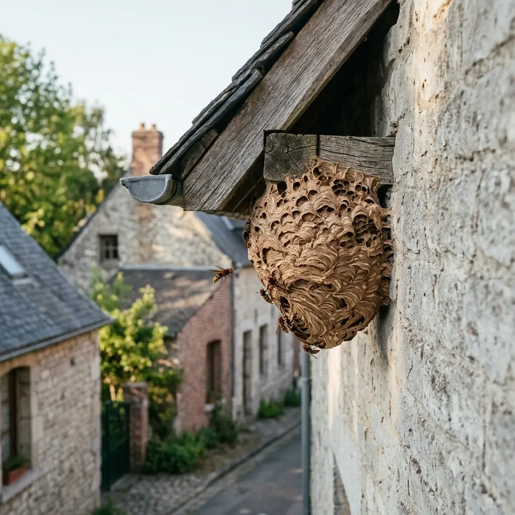 L'approche technique pour détruire un nid de frelon