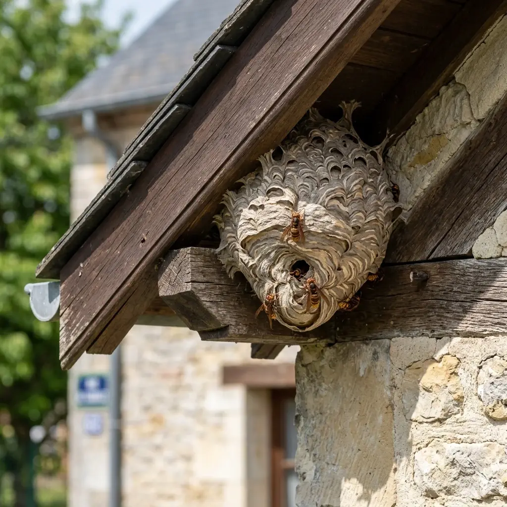 Comment réagir face à un nid de frelon chez vous ?