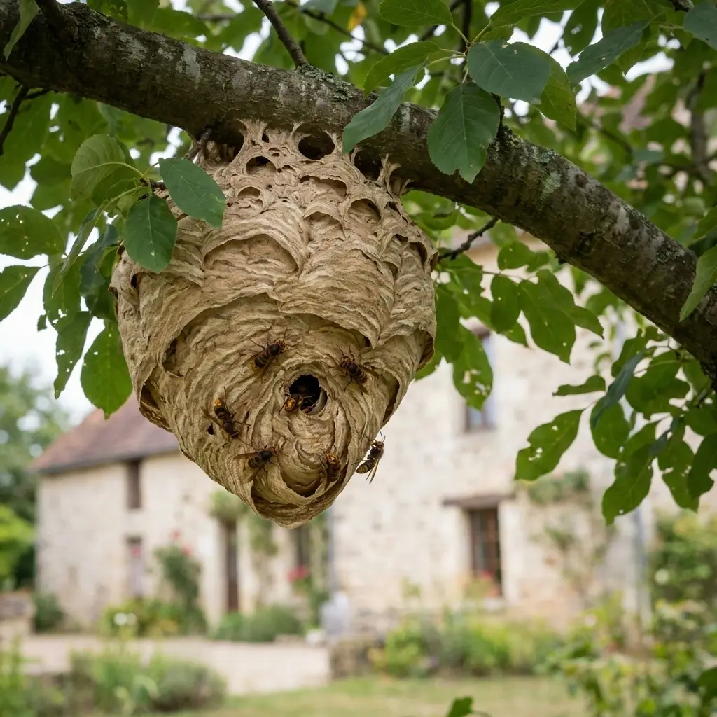Comment réagir face à un nid de frelon chez vous ?