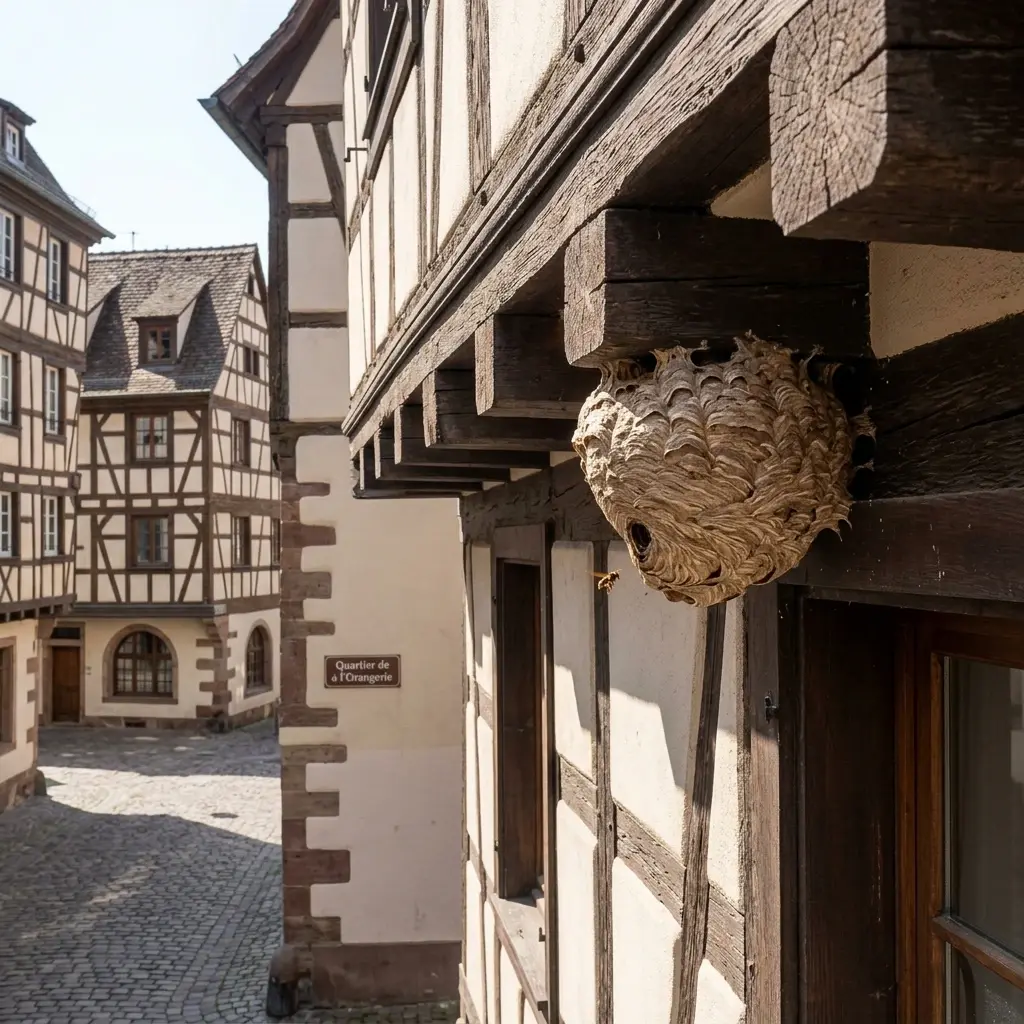 Nid de frelon Strasbourg (67000)