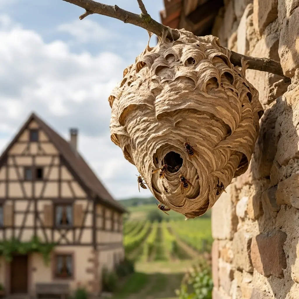 Nid de frelon Geudertheim (67170)