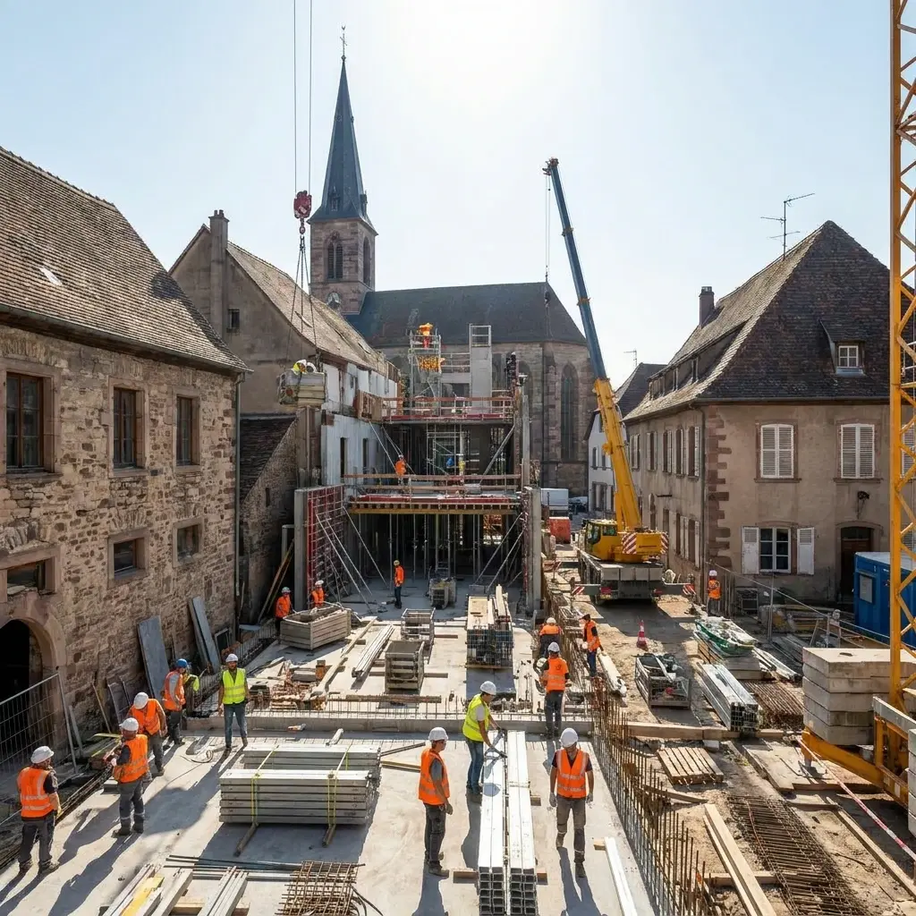 Comment se déroule l'intervention à Schiltigheim ?