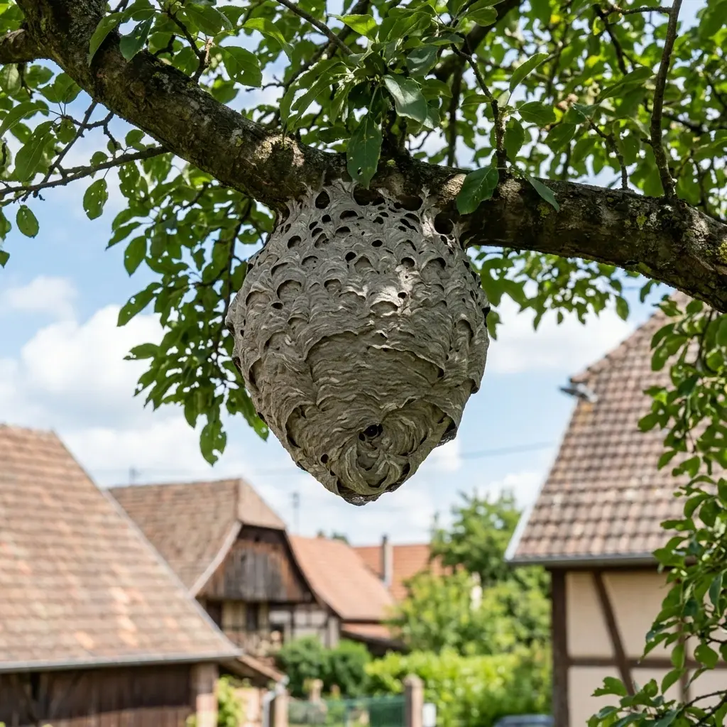 Nid de frelon Schweighouse-sur-Moder (67590)