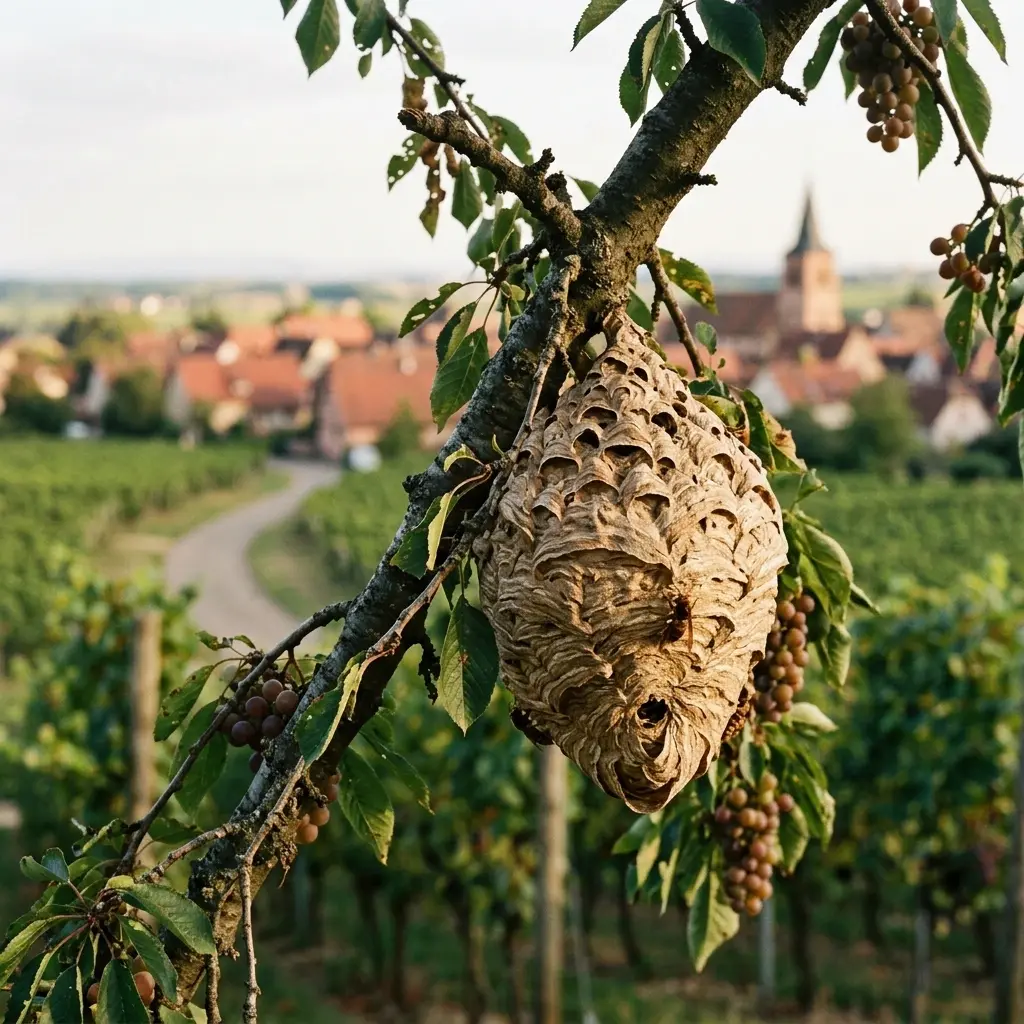 Comment réagir face à un nid de frelons à Dambach-la-Ville ?