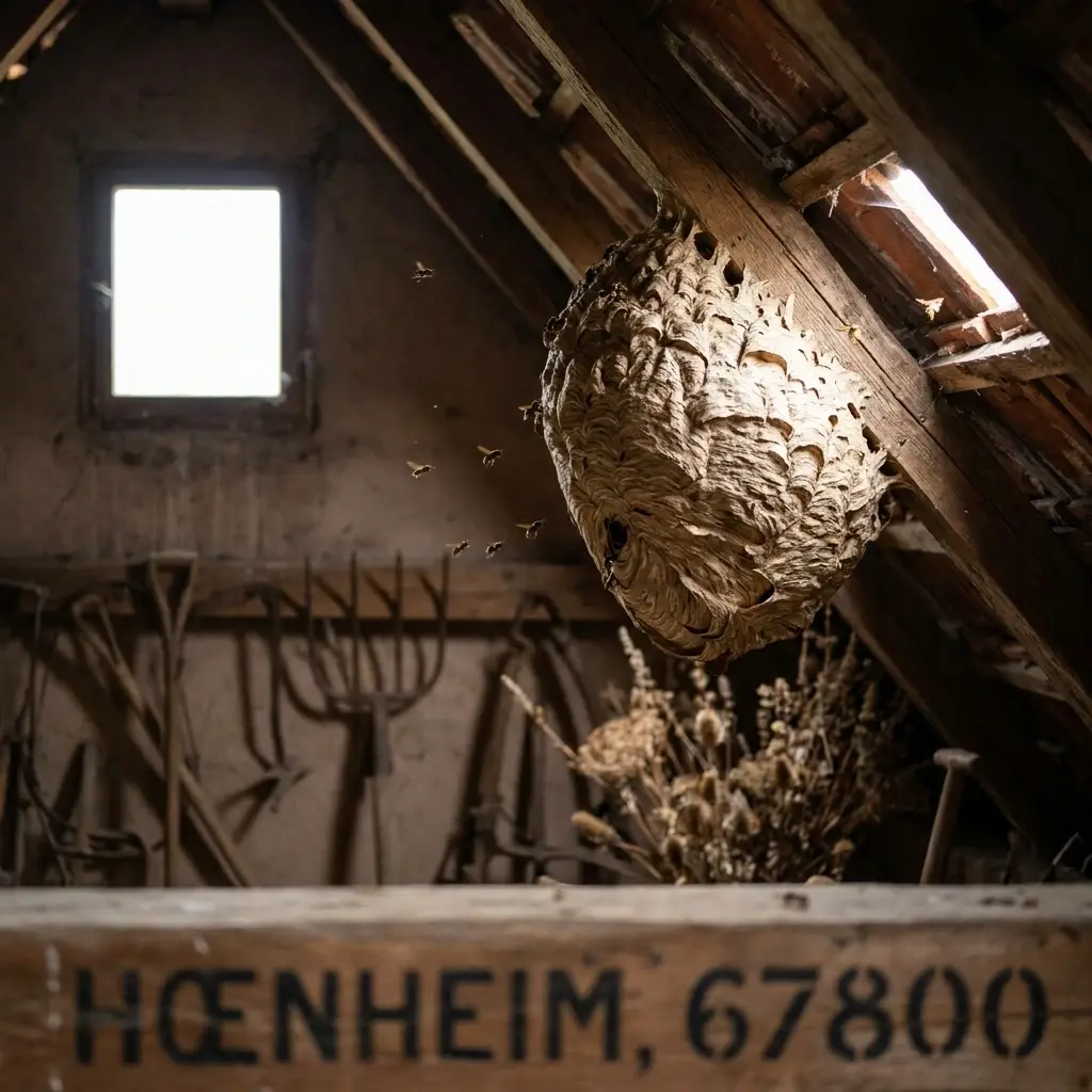 Nid de frelon Hœnheim (67800)