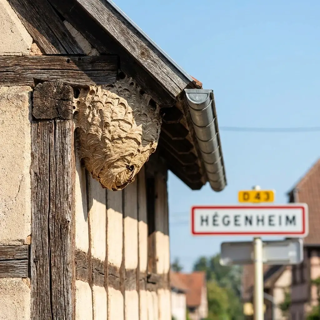 Nid de frelon Hégenheim (68220)