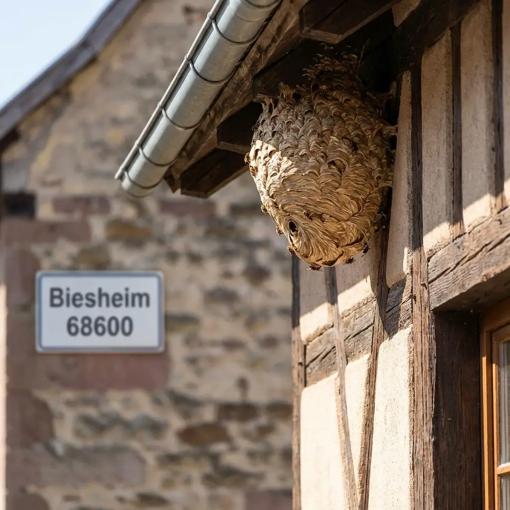 Nid de frelon Biesheim (68600)