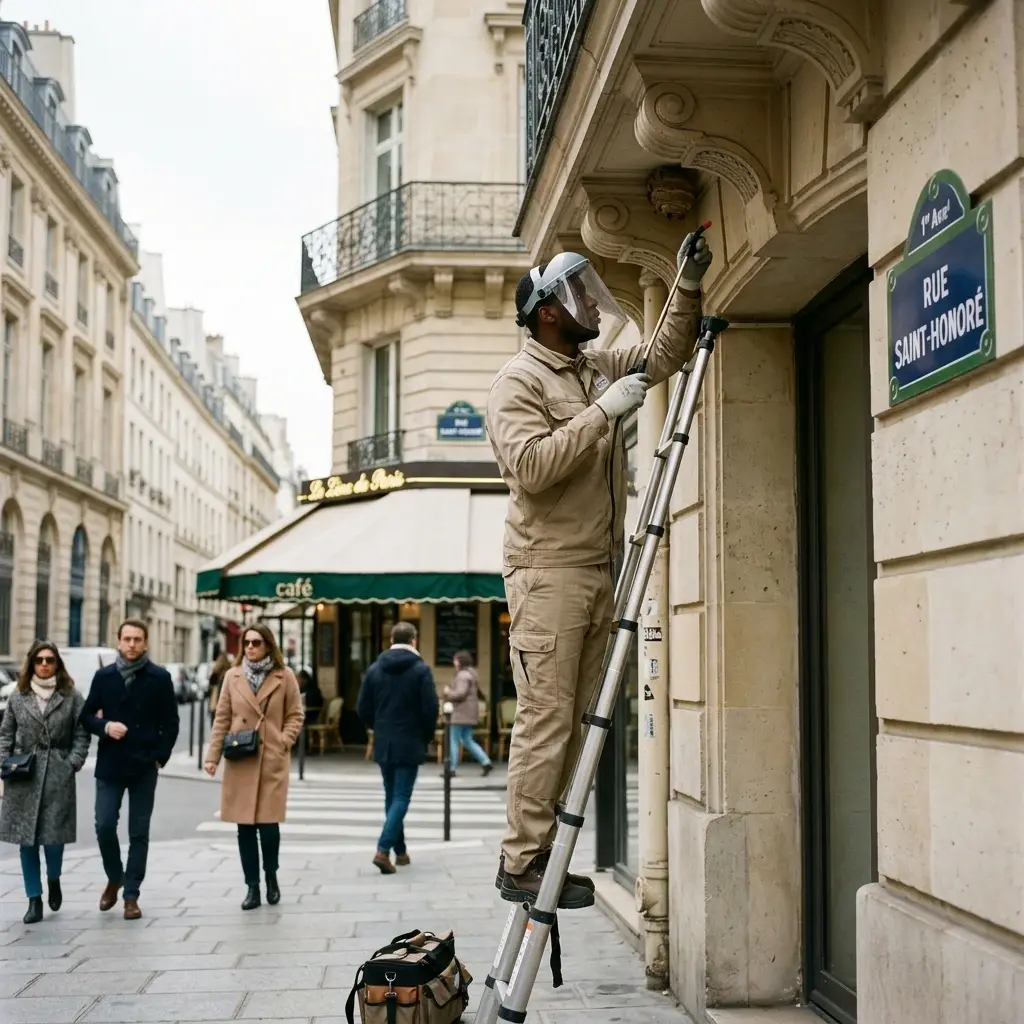 Nid de frelon Paris 1 (75001)