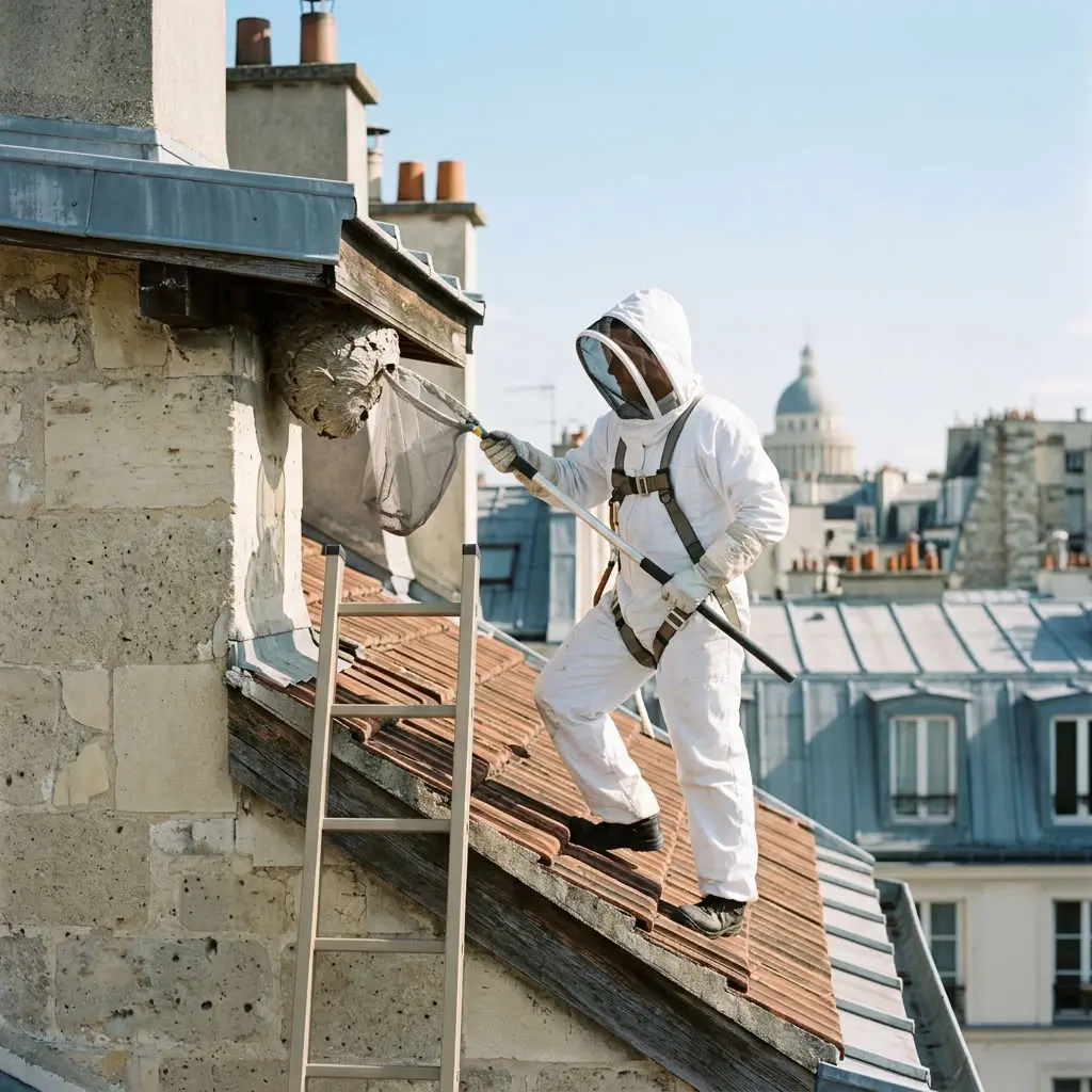 Nid de frelon Paris 5 (75005)