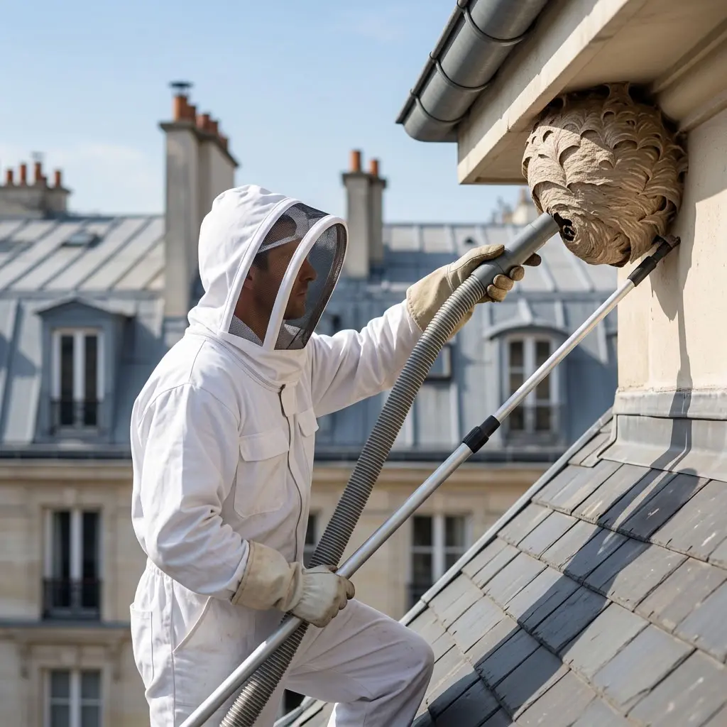 Pourquoi nous choisir à Paris 8 pour un nid de frelon
