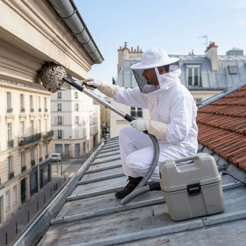 Comment réagir face à un nid de frelon à Paris 9e ?