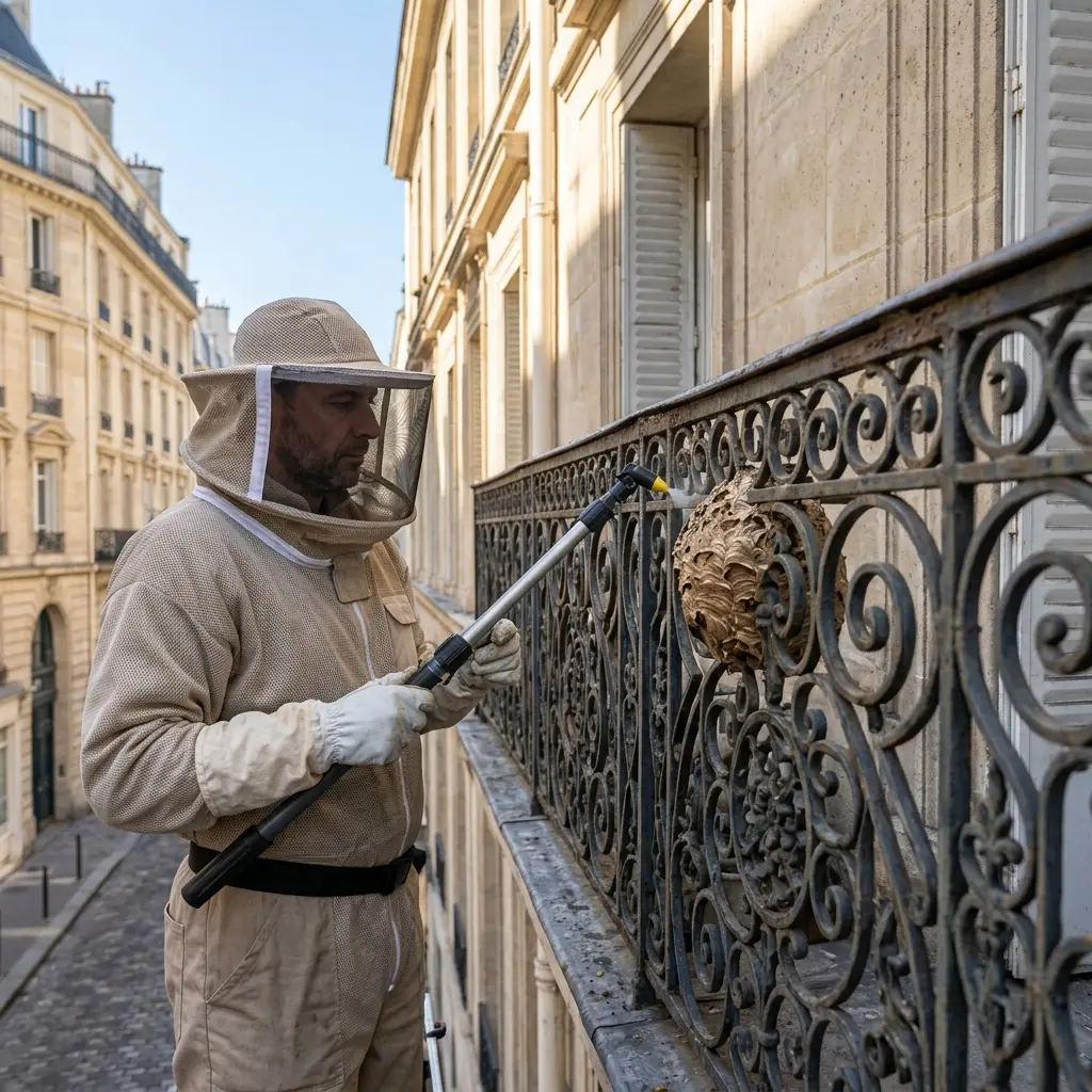 Nid de frelon Paris 11 (75011)
