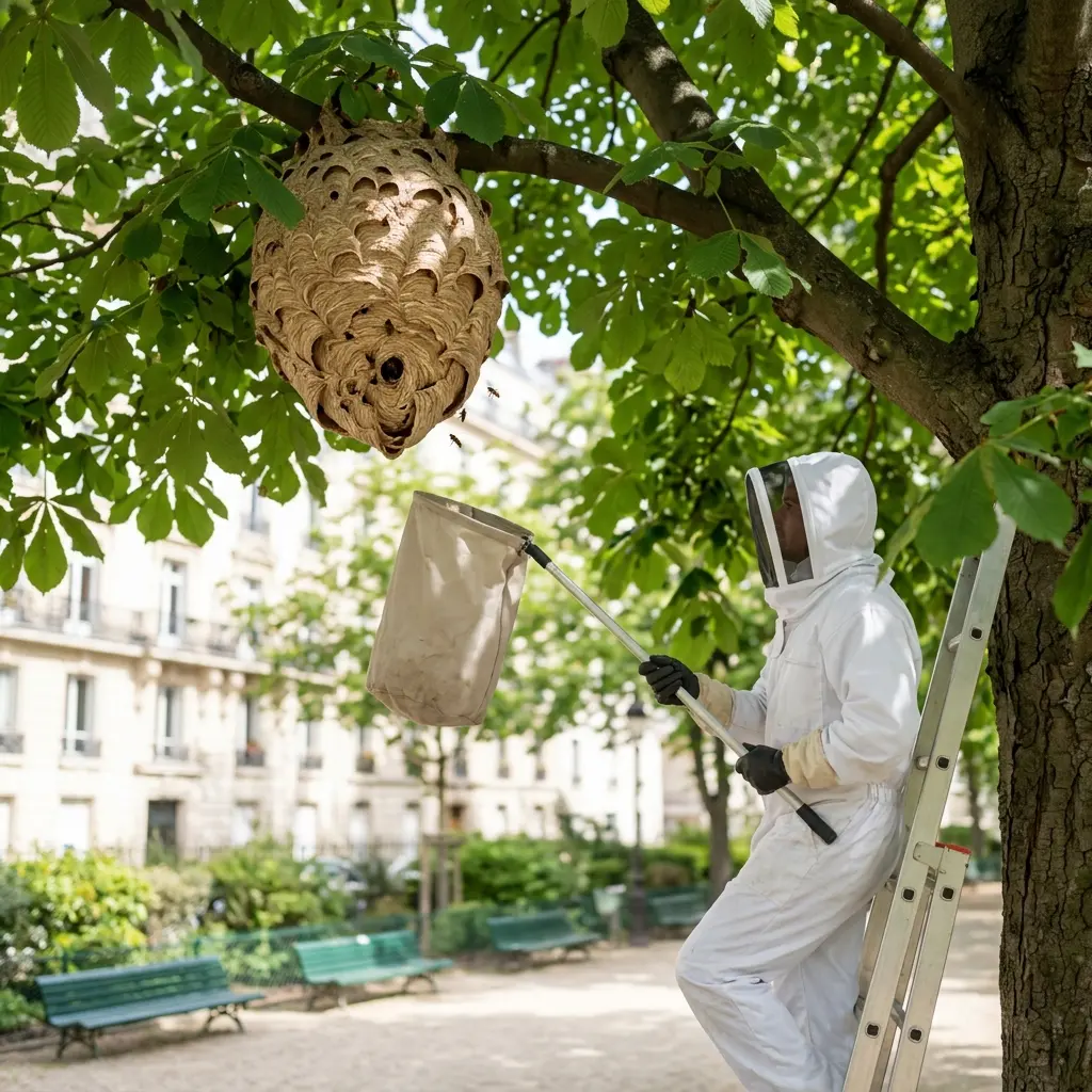 Nid de frelon Paris 14 (75014)