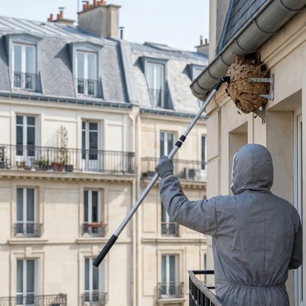 Nid de frelon Paris 15 (75015)