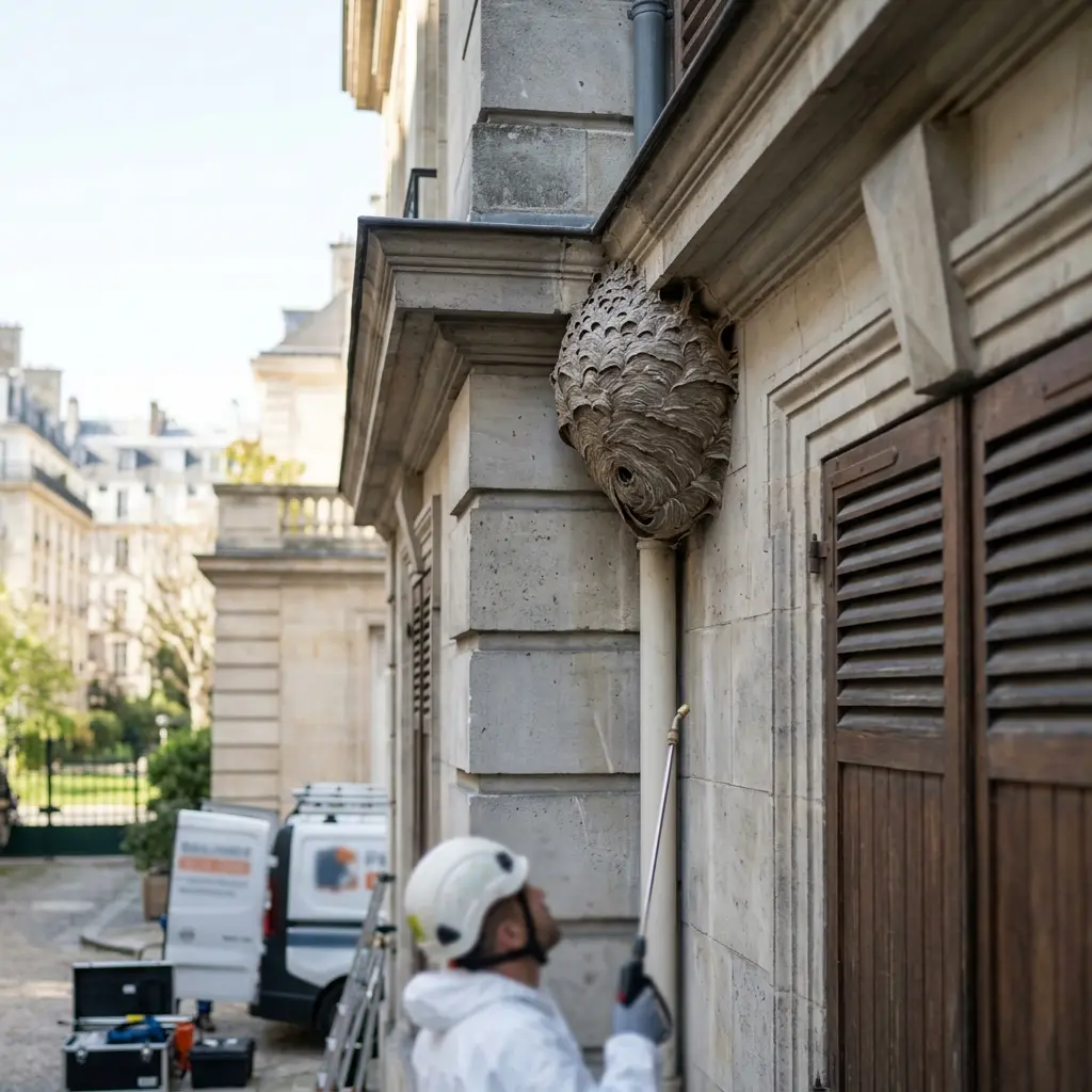 Nid de frelon Paris 16 (75016)