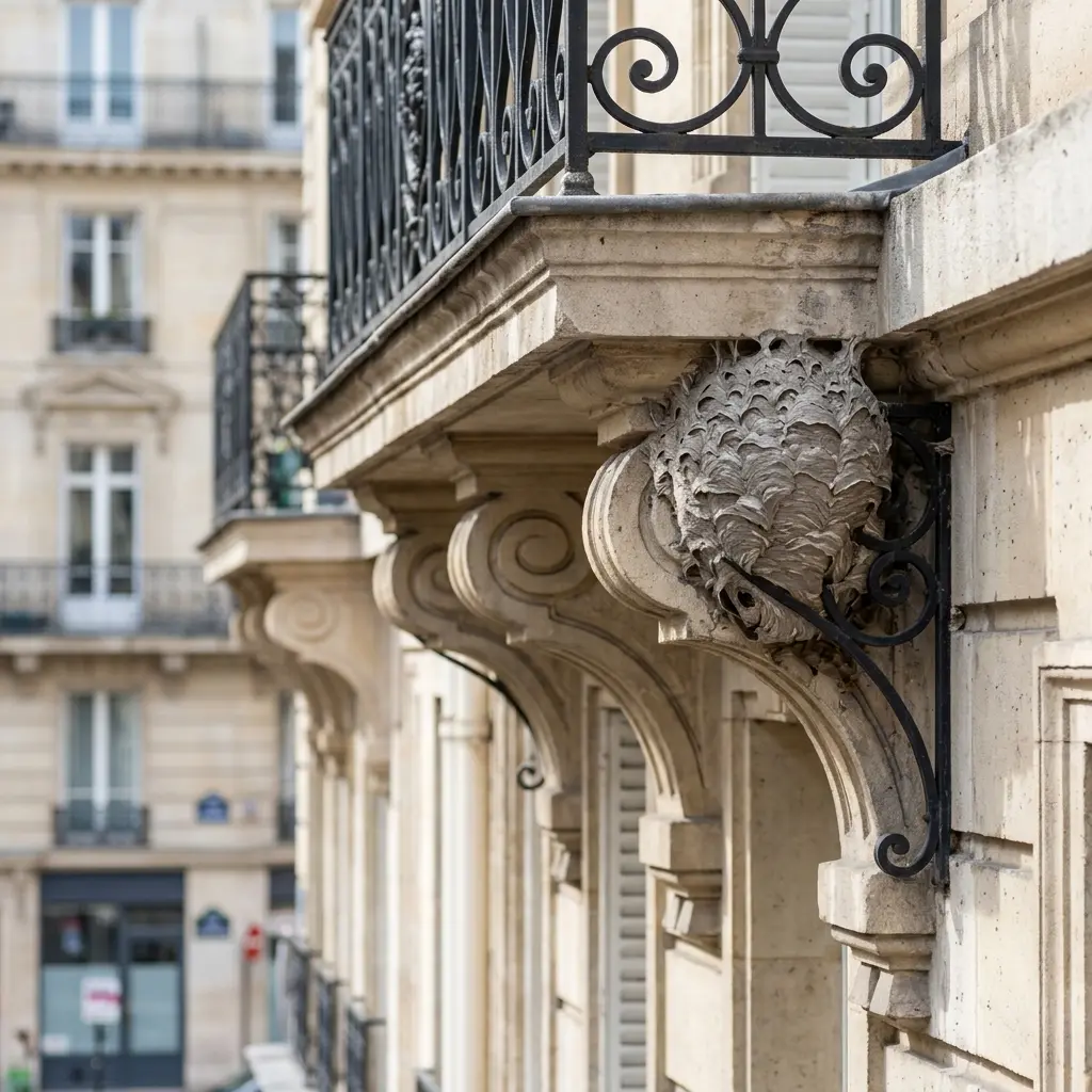 Expertise en nid de frelon à Paris 17