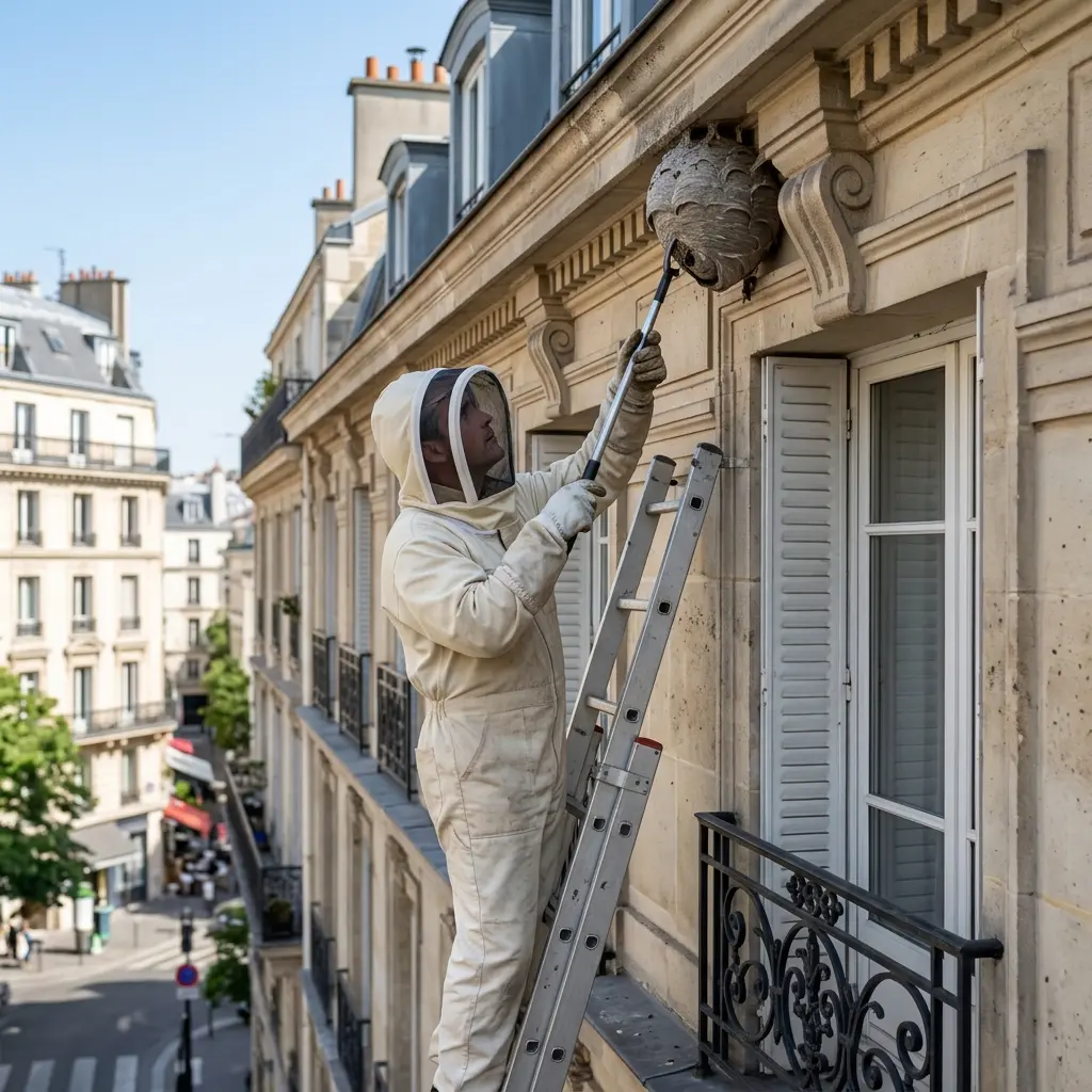 Nid de frelon Paris 17 (75017)