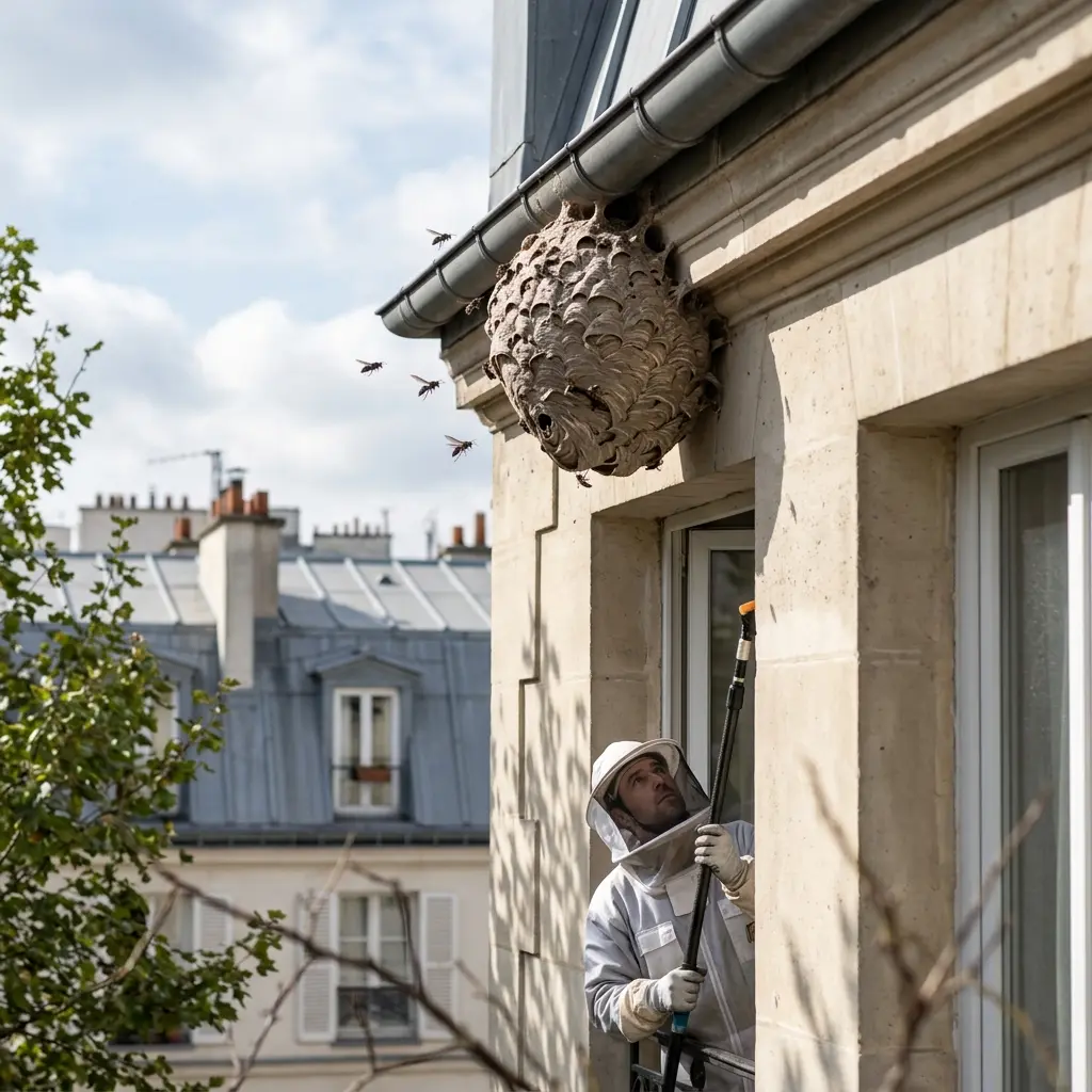 Une approche technique pour supprimer tout nid de frelon