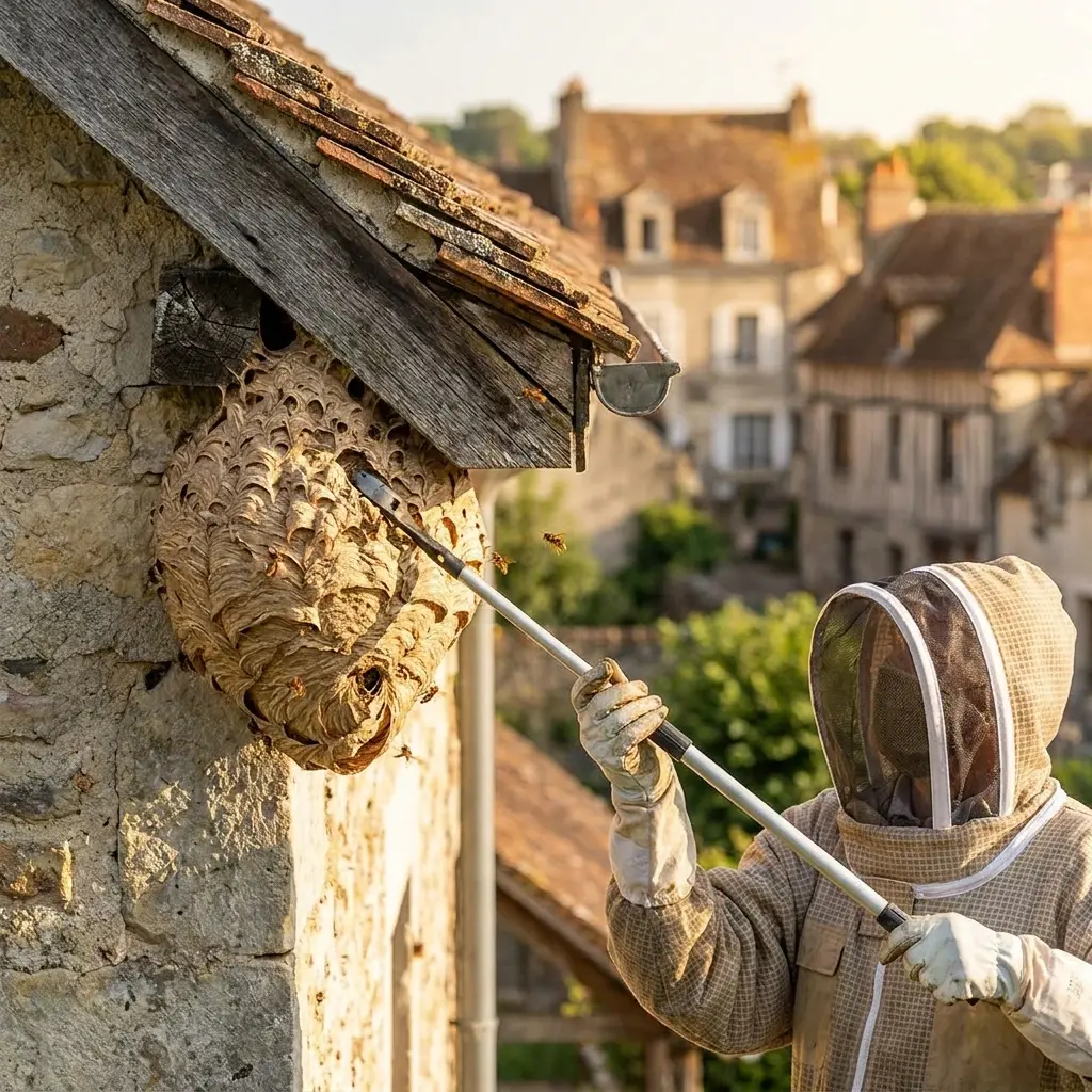 Comment réagir face à l'installation d'un nid de frelon à Melun ?