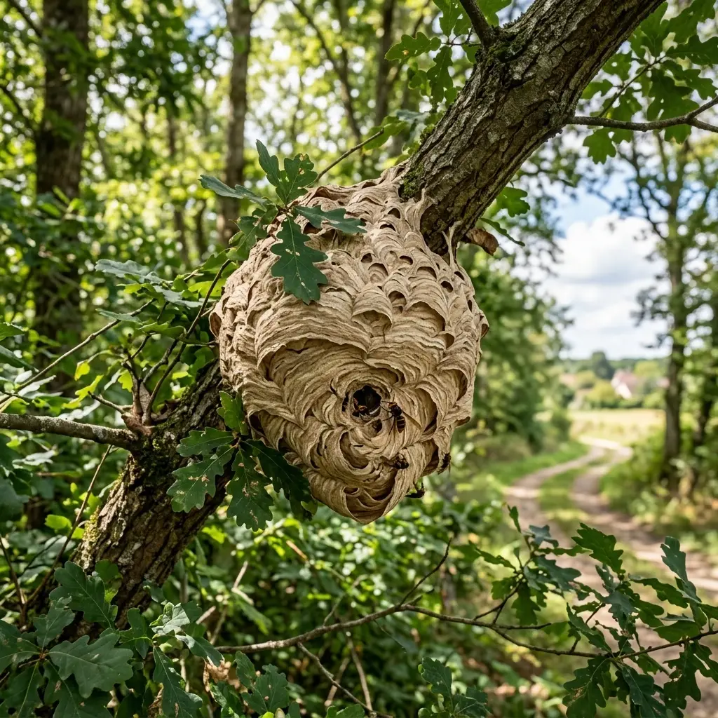 Comment réagir face à un nid de frelon dans votre propriété ?